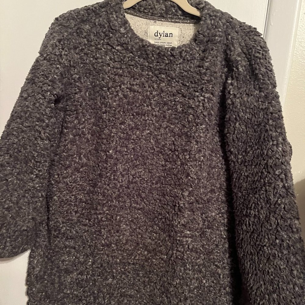 DYLAN LOS ANGELES PULL OVER FLEECE TUNIC TOP SZ M
